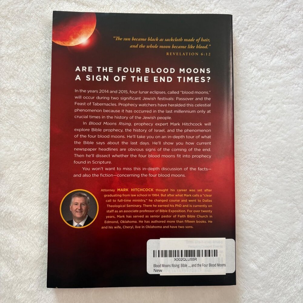 Blood Moons Rising Bible Prophecy Israel & The Four Blood Moons Paperback - Picture 2 of 4